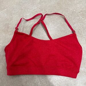 P'tula Red Racerback Sports bra (pads removed, may be able to provide a set)